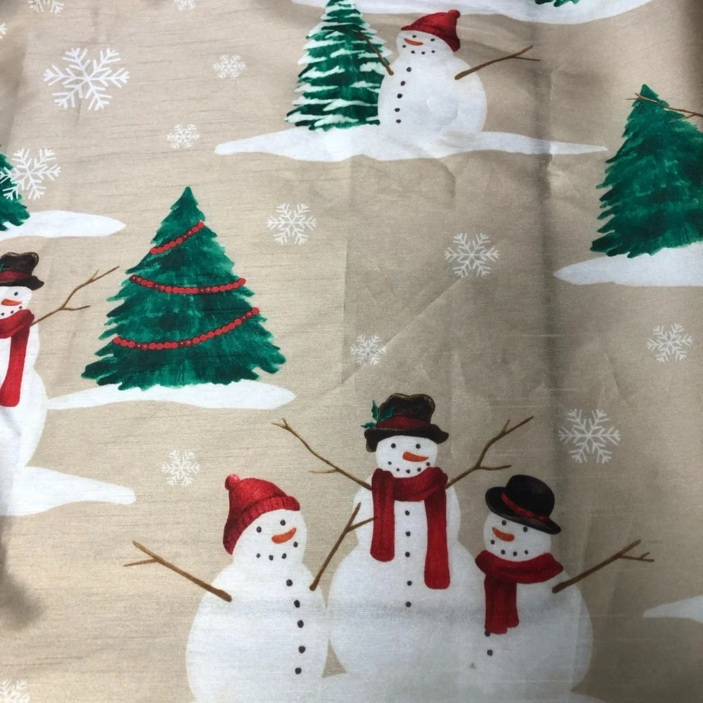 St. Nicholas Square - Holiday Cheer Shower Curtain - Snow Friends